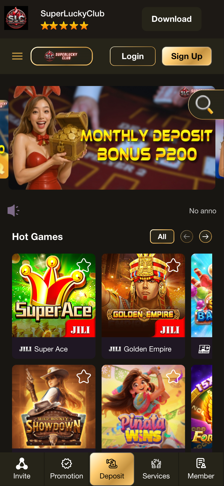 Super Lucky Club: Engaging tap game interface for Filipino players